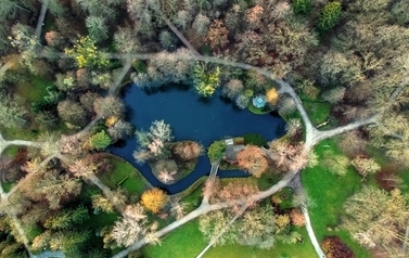 Park Miejski z lotu ptaka