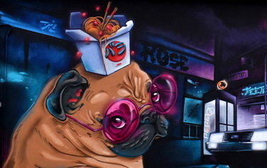 Murale w Pile - ul. Mickiewicza-Reja