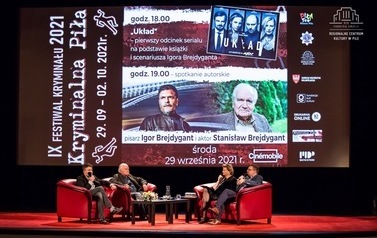 Spotkanie autorskie podczas festiwalu Kryminalna Piła