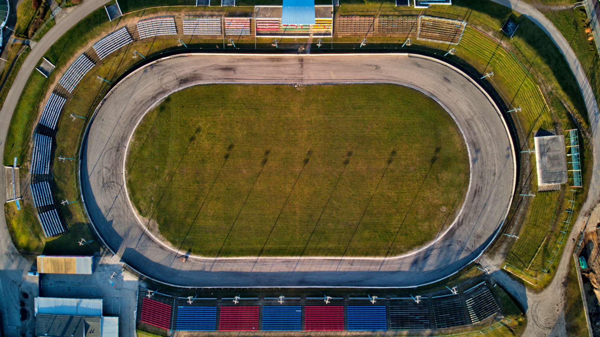 ASTA ARENA - mamy sponsora tutularnego! Zdjęcie z lotu ptaka, stadion żużlowy.