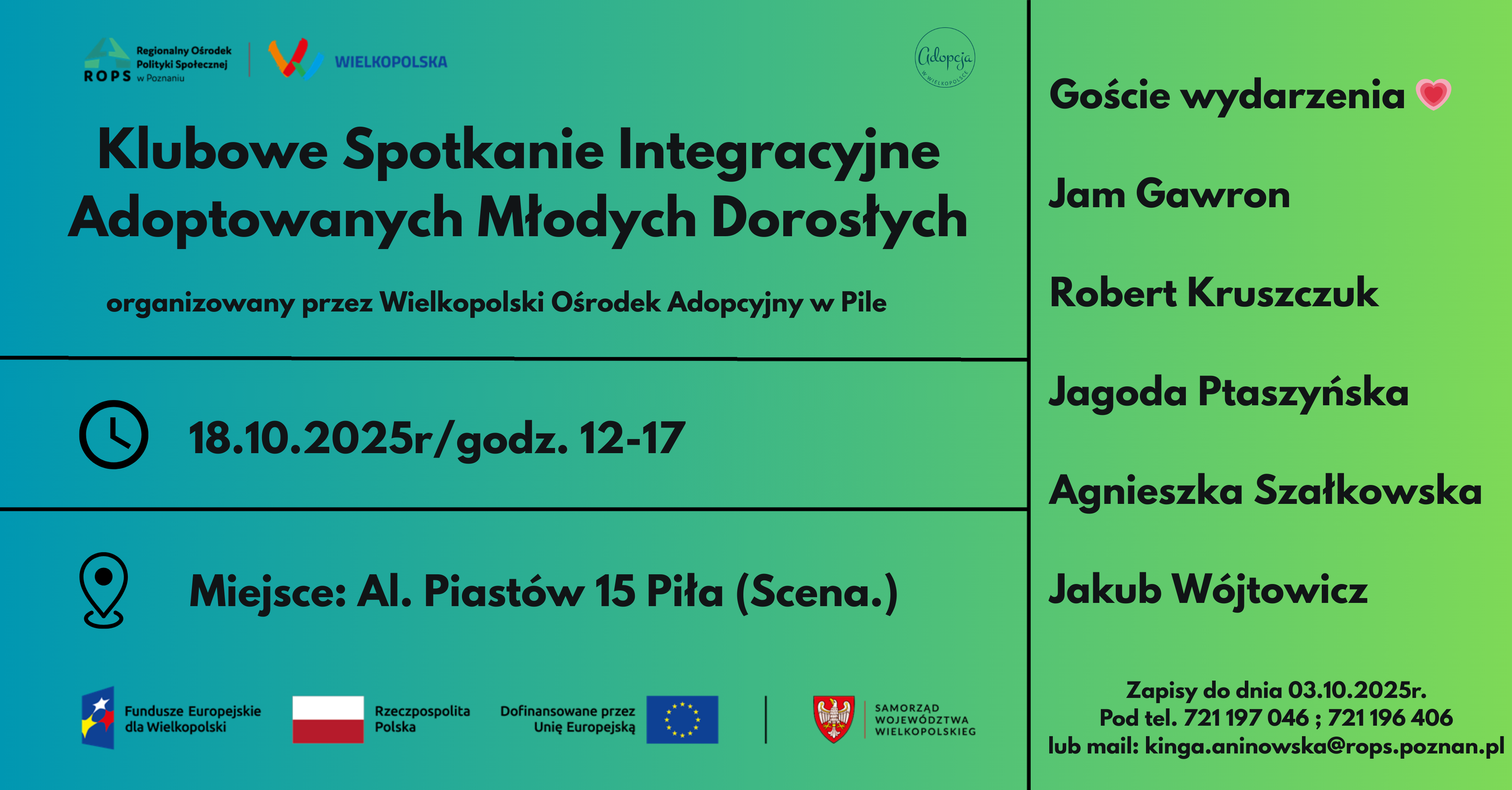 Klubowe Spotkanie Integracyjne Adoptowanych Młodych Dorosłych