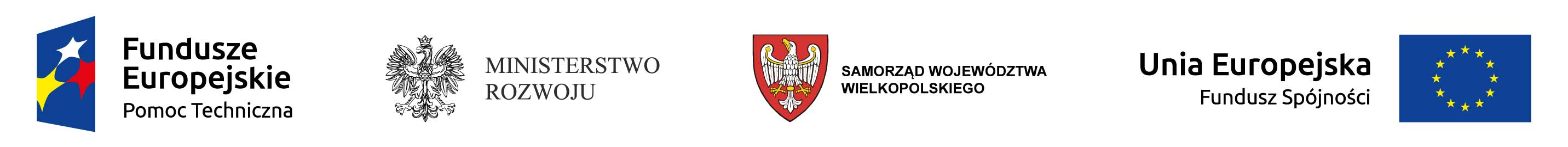 LOGOTYPY: Fundusz Europejski pomoc techniczna, Ministerstwo Rozwoju, Samorząd Województwa Wielkopolskiego, Unia Europejska Fundusz Spójności