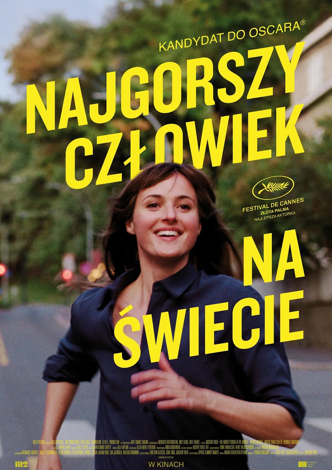 Wieczór dobrego kina: Najgorszy człowiek na świecie Biegnąca ulicą kobieta. Treść: Kandydat do Oscara Najgorszy człowiek na świecie.