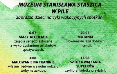 Zdjęcie do Wakacje w muzeum Stanisława Staszica