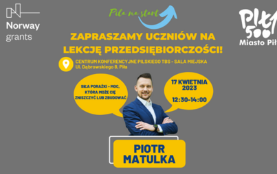 Zdjęcie do Startuje II edycja Lekcji Przedsiębiorczości - zapraszamy!