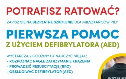 Zdjęcie do SZKOLENIE | Użycie defibrylatora automatycznego (AED)