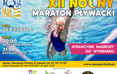 Zdjęcie do XII Nocny Maraton Pływacki