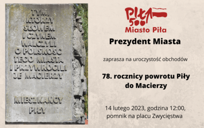 Zdjęcie do Obchody 78. rocznicy powrotu Piły do Macierzy