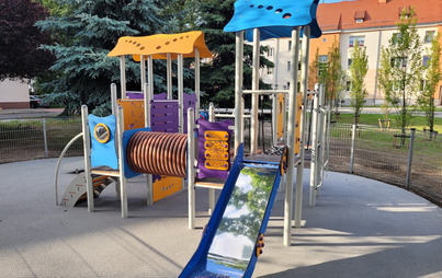 Zdjęcie do Nowy plac zabaw przy ulicy Ok&oacute;lnej