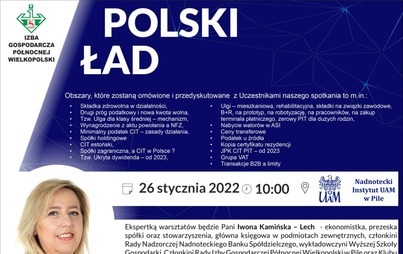 Zdjęcie do Szkolenie &quot;POLSKI ŁAD&quot;