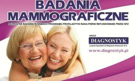 Zdjęcie do Bezpłatne badania mammograficzne