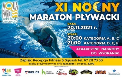 Zdjęcie do XI Nocny Maraton Pływacki w aquaparku