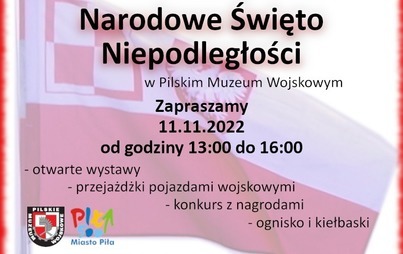 Zdjęcie do Narodowe Święto Niepodległości w Pilskim Muzeum Wojskowym