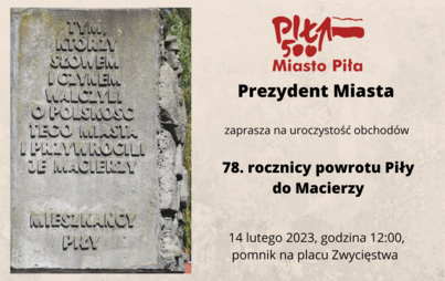 Zdjęcie do 78. rocznica powrotu Piły do Macierzy