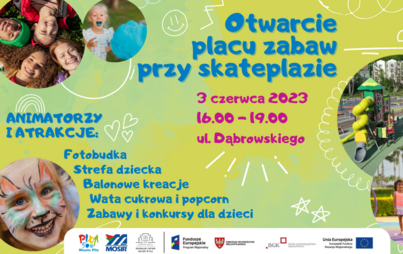 Zdjęcie do Otwarcie placu zabaw przy skateplazie!