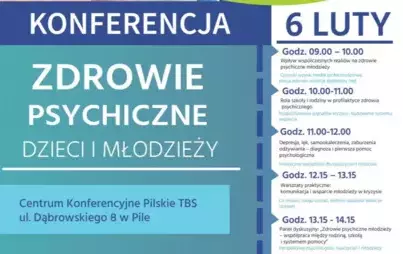 Zdjęcie do KONFERENCJA Zdrowie psychiczne dzieci i młodzieży