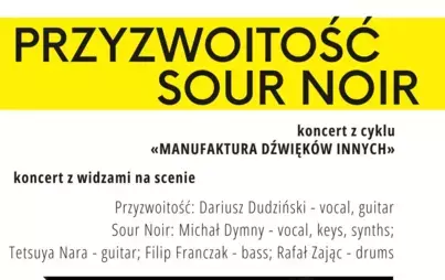 Zdjęcie do Manufaktura Dźwięk&oacute;w Innych: Przyzwoitość Sour Noir