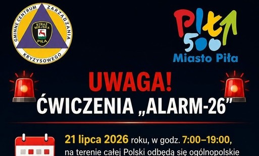 Zdjęcie do Og&oacute;lnopolskie ćwiczenia z zakresu ostrzegania i alarmowania