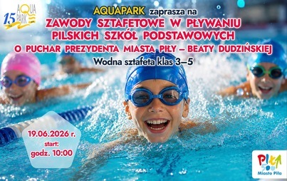 Zdjęcie do ZAWODY SZTAFETOWE W PŁYWANIU PILSKICH SZK&Oacute;Ł PODSTAWOWYCH O PUCHAR PREZYDENTA MIASTA PIŁY